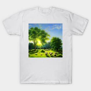 Grazing at Sunrise T-Shirt